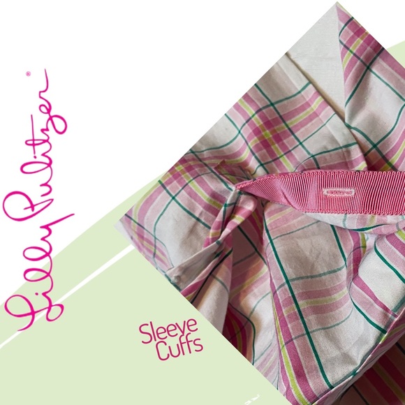 Vint Lilly Pulitzer White Label Fitted Blouse 🌸💠 - Picture 6 of 10